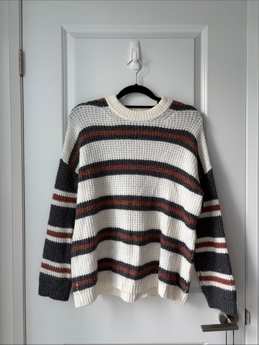 American Eagle Oversized Striped Knit Sweater